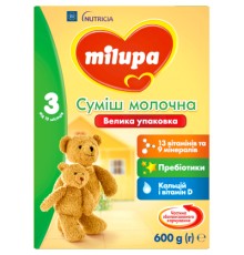 Дитяча суміш Milupa 3 Дитяче молочко 600 гр (5900852025532)