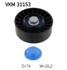 Ролик натягувача ременя SKF VKM 31153