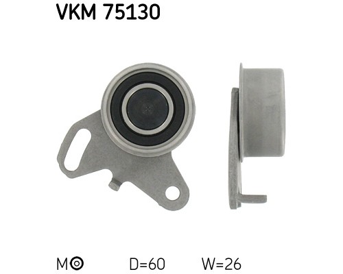 Ролик натягувача ременя SKF VKM 75130