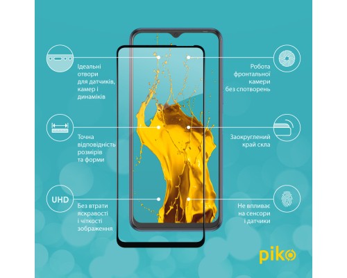 Скло захисне Piko Full Glue Tecno Spark 8p (1283126533112)
