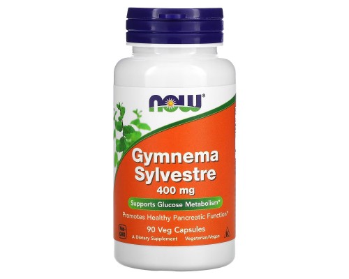 Трави Now Foods Джимнема Сільвестра, 400 мг, Gymnema Sylvestre, 90 вегетаріанських (NOW-04707)