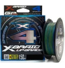 Шнур YGK X-Braid Upgrade X4 Multi Color 150m 0.8/0.148mm 14lb/6.3kg (5545.04.16)