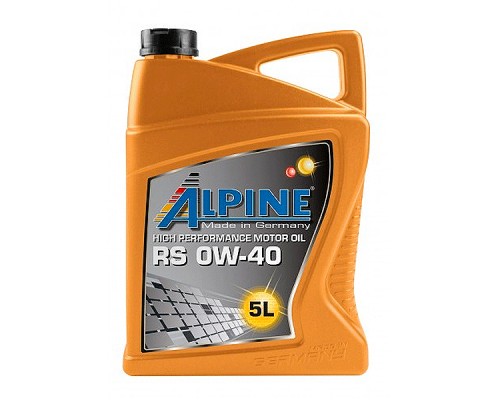Моторна олива Alpine 0W-40 RS 5л (0225-5)