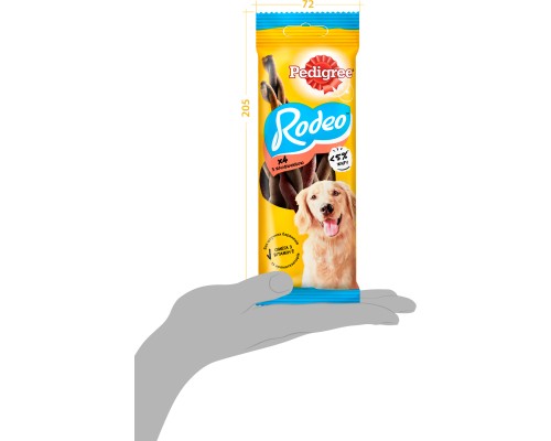 Ласощі для собак Pedigree Rodeo для чищення зубів 70 г (4008429090110)