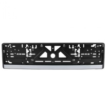 Рамка номерного знака WINSO сереб.полоска (142400)