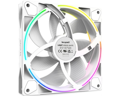 Кулер до корпусу Be quiet! Light Wings White 140mm PWM (BL102)