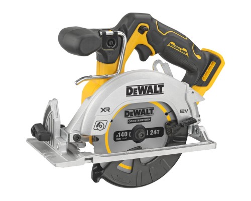 Дискова пила DeWALT 12В XR Li-lon, безщіткова, диск 140х20 мм, 2.2 кг (без АКБ та ЗП) (DCS512N)