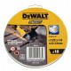 Круг відрізний DeWALT HIGH PERFOR, нержавіюча сталь/листовий метал,125x1.0x22,23 мм, 10 шт (DT43972)