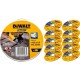 Круг відрізний DeWALT HIGH PERFOR, нержавіюча сталь/листовий метал,125x1.0x22,23 мм, 10 шт (DT43972)