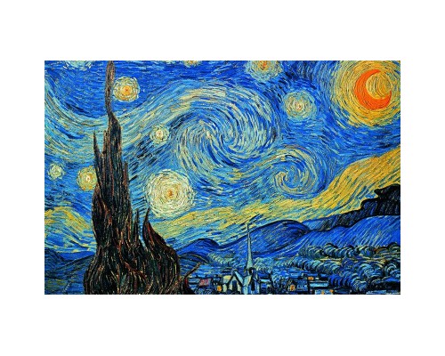 Пазл Piatnik Зоряна ніч Вінсент ван Гог, 1000 елементів (PT-540363)