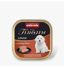 Консерви для собак Animonda Vom Feinsten Junior with Poultry liver 150 г (4017721826570)