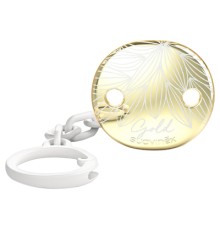Кліпса для пустушок Suavinex Gold Edition біла (307866)