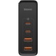 Зарядний пристрій Baseus 2xUSB 100W GaN (2xUSB-C+2xUSB-A) black (CCGAN2P-L01)