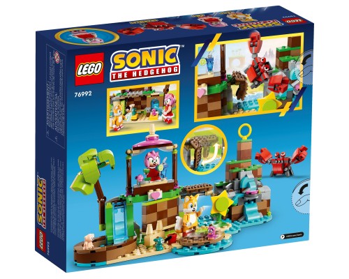 Конструктор LEGO Sonic the Hedgehog Острів Емі для порятунку тварин 388 деталей (76992)