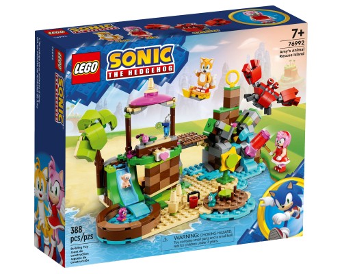 Конструктор LEGO Sonic the Hedgehog Острів Емі для порятунку тварин 388 деталей (76992)