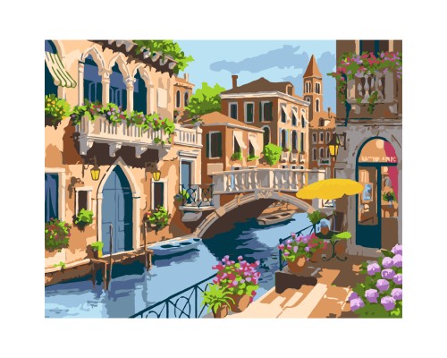 Картина по номерам Rosa Start Sunny Morning. Venice 35 х 45 см (4823098538486)