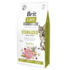 Сухий корм для кішок Brit Care Cat GF Sterilized Immunity Support зі свининою 7 кг (8595602565085)