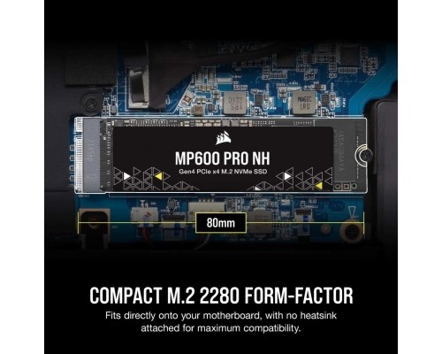 Накопичувач SSD M.2 2280 8TB MP600 PRO NH Corsair (CSSD-F8000GBMP600PNH)