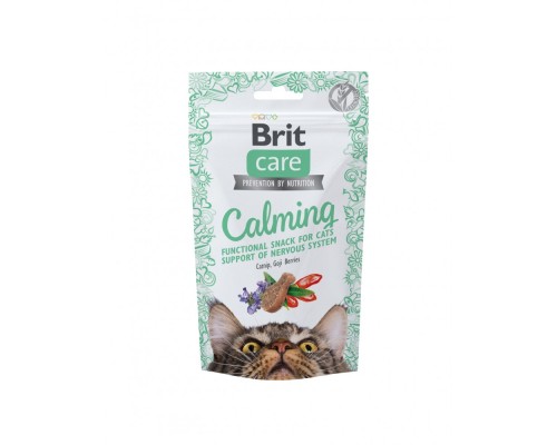 Ласощі для котів Brit Care Cat Snack Calming з куркою 50 г (8595602555765)