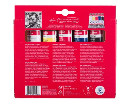 Акрилові фарби Royal Talens Van Gogh Primary 5 x 40 мл (8712079498436) Акрилові фарби Royal Talens Van Gogh Primary 5 x 40 мл (8712079498436)
