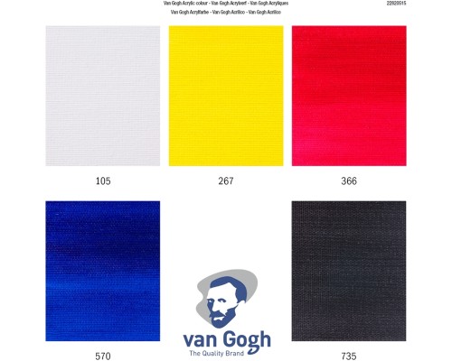 Акрилові фарби Royal Talens Van Gogh Primary 5 x 40 мл (8712079498436) Акрилові фарби Royal Talens Van Gogh Primary 5 x 40 мл (8712079498436)