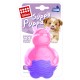 Іграшка для собак GiGwi Suppa Puppa Бегемотик з пищалкою 9 см рожевий (75006)