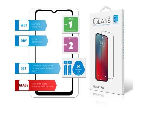 Скло захисне ACCLAB Full Glue Realme C31 (1283126540721)