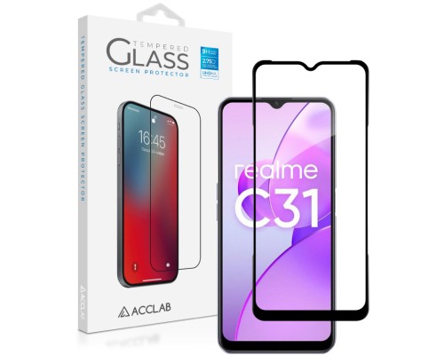 Скло захисне ACCLAB Full Glue Realme C31 (1283126540721)