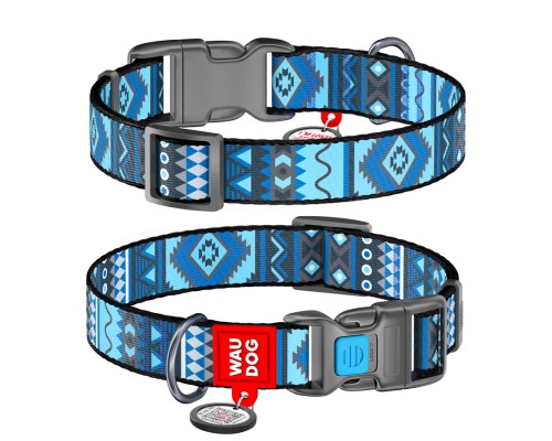 Нашийник для тварин WAUDOG Nylon з QR паспортом 
