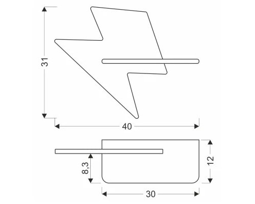 Світильник Candellux LIGHTNING (21-19547)