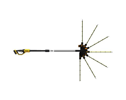 Кущоріз DeWALT зі штангою, 18V, 55 см (без АКБ та ЗП) (DCMPH566N)