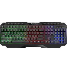 Клавіатура Xtrike ME KB-306 LED USB UA Black (KB-306UA)