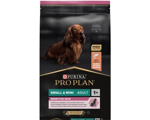 Сухий корм для собак Purina Pro Plan Small&Mini Sensitive Skin з лососем 7 кг (7613035123441)