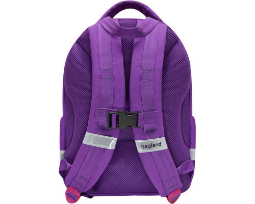 Рюкзак шкільний Bagland Butterfly 21 л. фіолетовий 1154 (0056566) (953917126)
