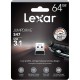 USB флеш накопичувач Lexar 64GB S47 USB 3.1 (LJDS47-64GABBK) 