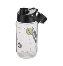 Пляшка для води Nike TR Renew Recharge Chug Bottle 16 OZ грфічний прозорий, чорний 473 мл N.100.7634.968.16 (887791742377)