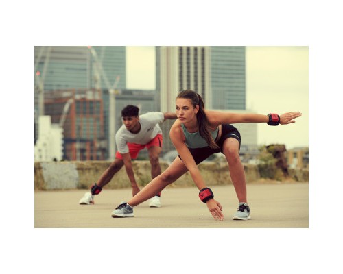 Обважнювач Reebok Premium Ankle чорний, червоний RAWT-11311 1.0 кг (885652020671)