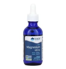 Мінерали Trace Minerals Магній іонізований у краплях, 400 мг, Ionic Magnesium, 59 мл (TMR-00017)