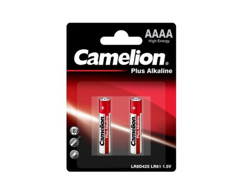 Батарейка AAAA LR61 Alkaline * 2 Camelion (LR61-BP2) 