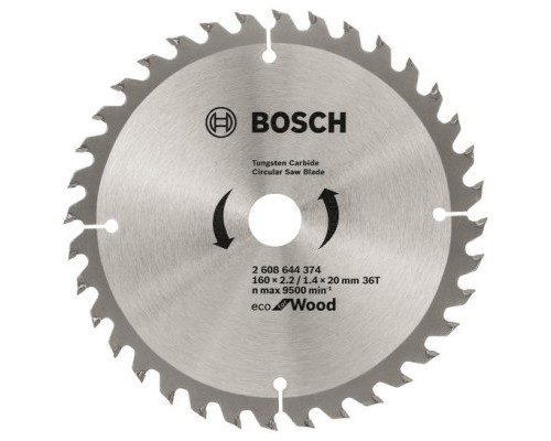 Диск пильний Bosch Eco for Wood 160x2.2x20-36T (2.608.644.374)