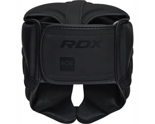 Боксерський шолом RDX T15 Noir Cheek Protector Matte Black XL (HGR-T15MB-XL)
