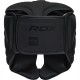 Боксерський шолом RDX T15 Noir Cheek Protector Matte Black XL (HGR-T15MB-XL)