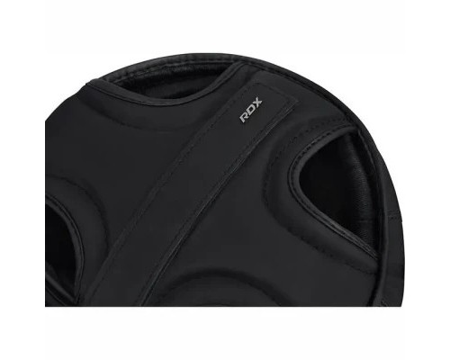 Боксерський шолом RDX T15 Noir Cheek Protector Matte Black XL (HGR-T15MB-XL)