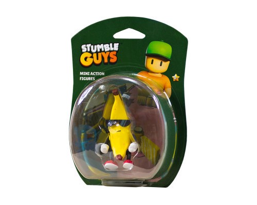 Фігурка Stumble Guys з артикуляцією Банан 7.5 см (SG3000-4) Фігурка Stumble Guys з артикуляцією Банан 7.5 см (SG3000-4)