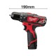 Шуруповерт Milwaukee M12 BPD-202C, 2x2Ah, кейс (4933441940)