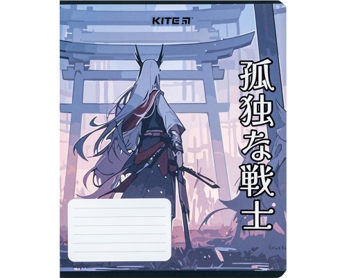 Зошит Kite Anime 18 аркушів, лінія (K24-237)