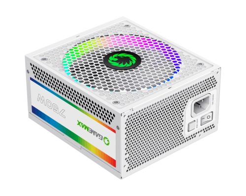 Блок живлення Gamemax 750W (RGB 750 PRO WH (ATX3.0/3.1 PCI)