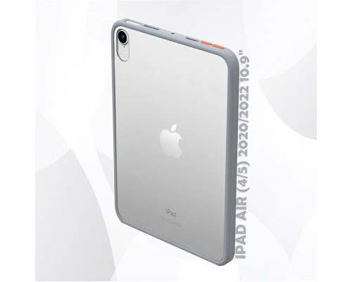 Чохол до планшета BeCover Transparancy Shell Edge Gray Apple iPad Air (4/5) 2020/2022 10.9
