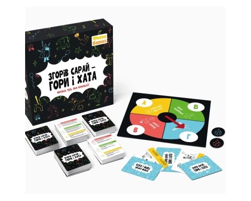 Настільна гра Memo Games Згорів сарай - гори і хата (укр.) (m-0023/0025)