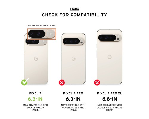 Чохол до мобільного телефона UAG Google Pixel 9 Plyo Pro Magnetic Ice/Silver (614457114333)